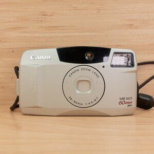 Canon Sure Shot 60 Zoom / 35mm Point and Shoot Film Camera / Tested